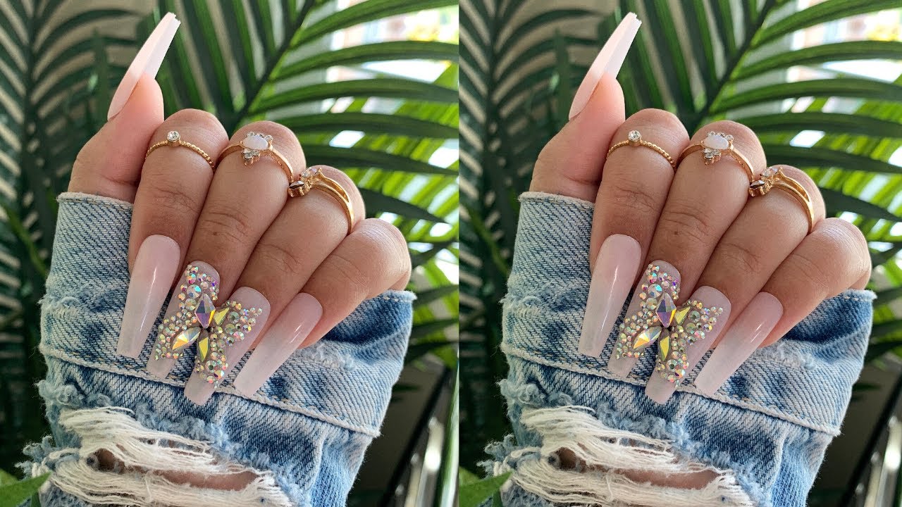 how to make press on nails for beginners! | press on nail tutorial.