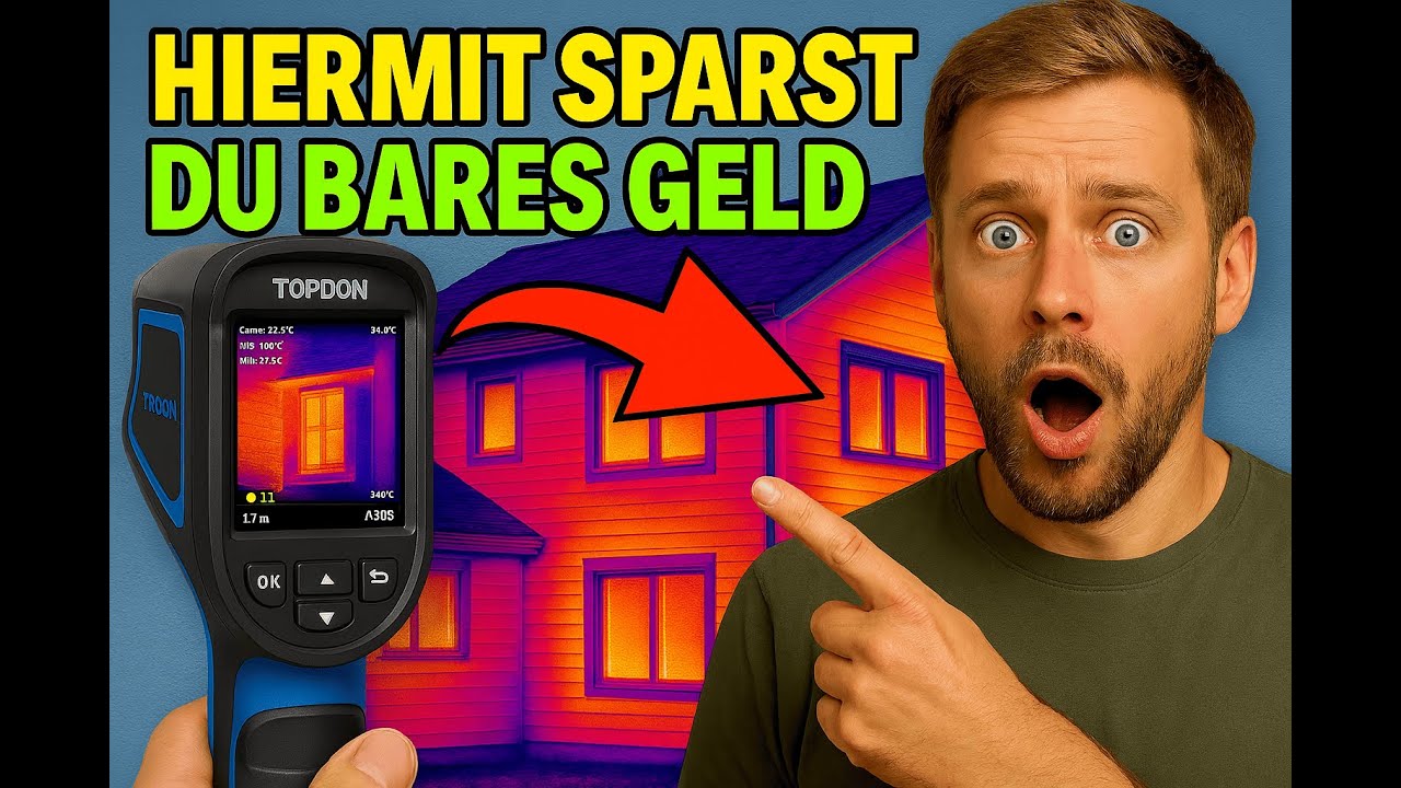 Topdon TC004 Mini  Wärmebildkamera  Unboxing und Kurztest. EASY Heizkosten sparen