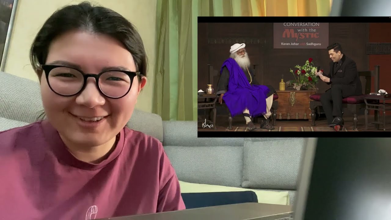 Kazakh Girl Reacts | Rapid Fire Round - Karan Johar with Sadhguru | Old Reaction from 2022