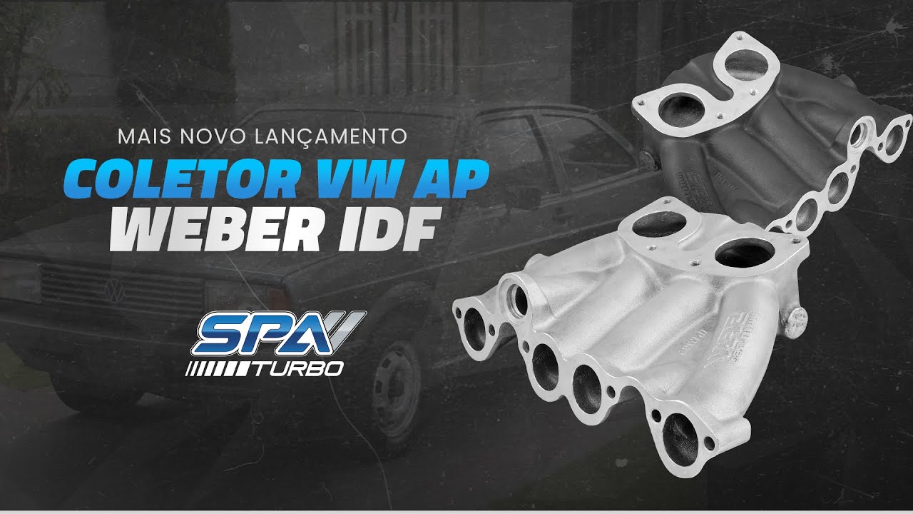 Lançamos Um Coletor de Admissão do AP 8v para Carburador Weber IDF 40!!