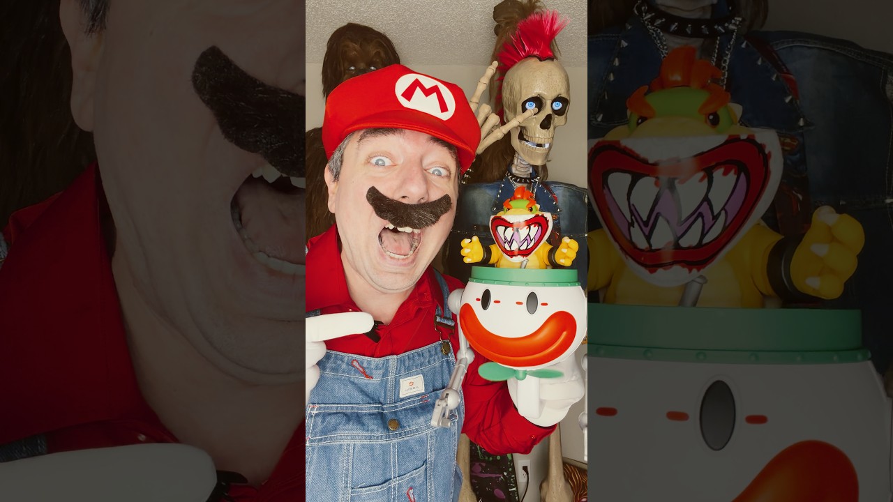 Super Mario Galaxy @JAKKSPacific Bowser Jr. With Clown Car! 🖌️#supermariogalaxy #bowserjr