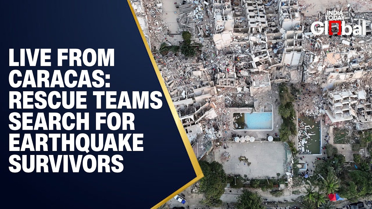LIVE FROM CARACAS: Rescue Teams Search for Earthquake Survivors