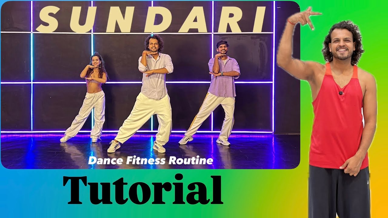 Tutorial | Sundari | Step By Step #akshayjainchoreography #ajdancefit #sundaritutorial 