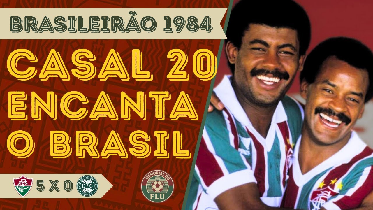 ASSIS & WASHINGTON (Fluminense) vs Coritiba | TODOS OS LANCES do nosso Casal 20 | BRASILEIRÃO 1984