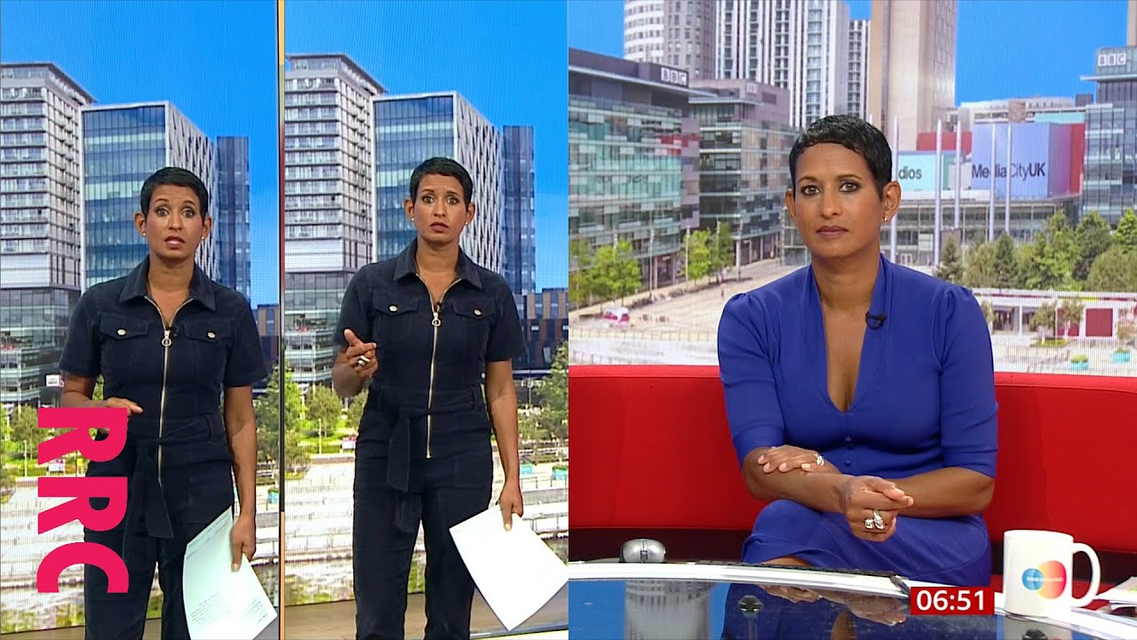 Naga Munchetty }fun with a zip & a scoop
