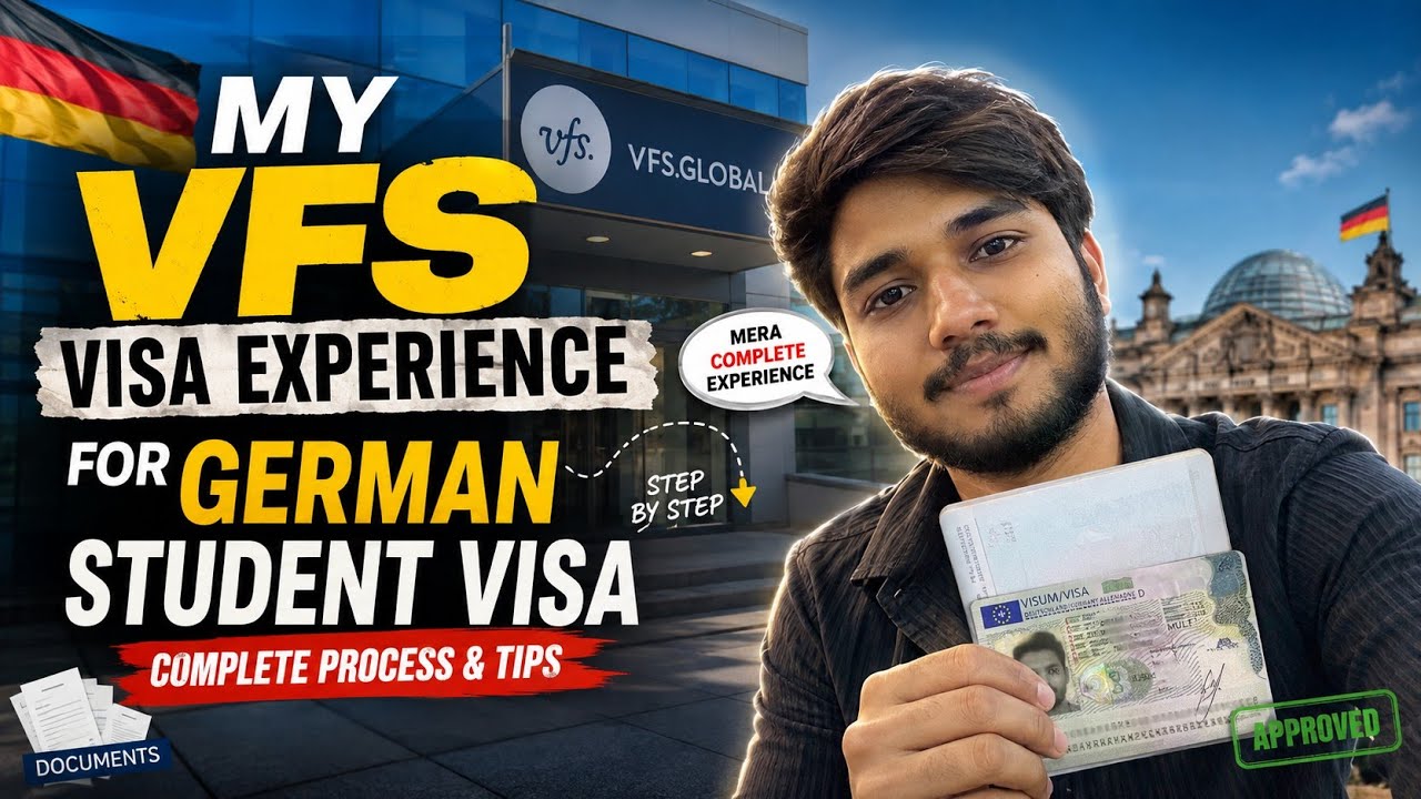 My German Student Visa Journey 🇩🇪 | VFS Experience + Premium Lounge: Should You Take It?