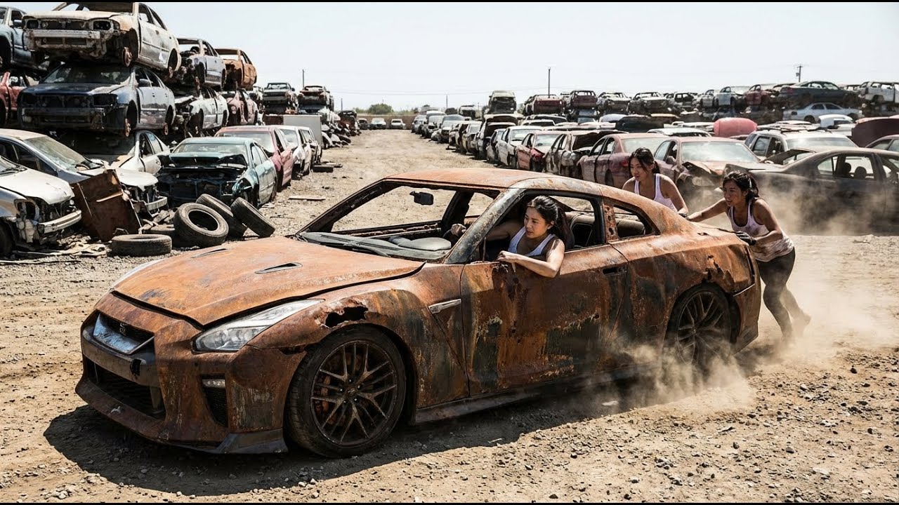 ASMR Car Restoration | 2016 Nissan GT-R R35 Wrecked to Godzilla  | 4K Ultra HD POV (no talking)