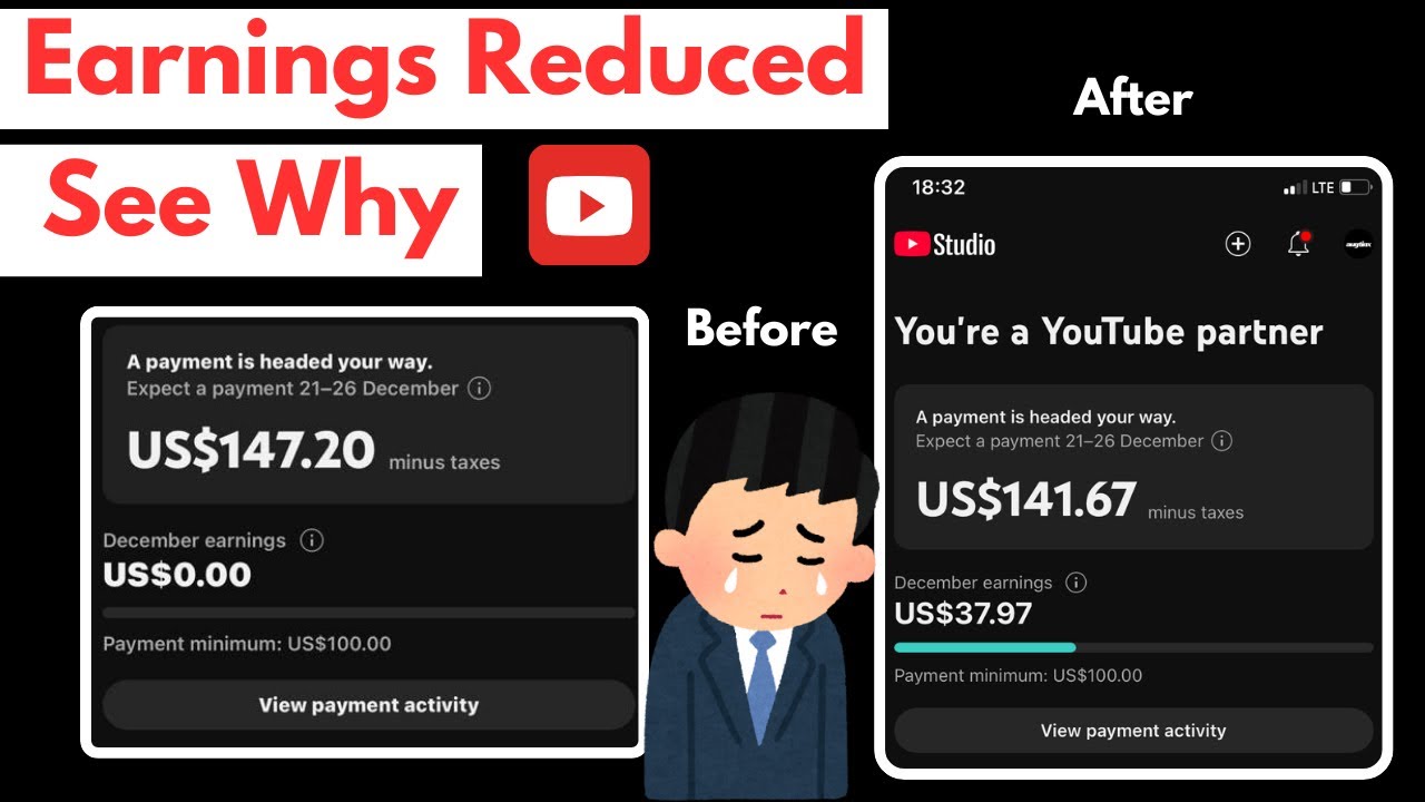 My Earnings Reduced on YouTube Why? || Reason explained
