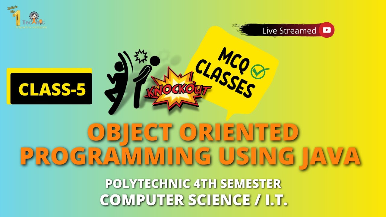 #5 Java | Polytechnic 4th semester || computer science / I.T / PGDCA