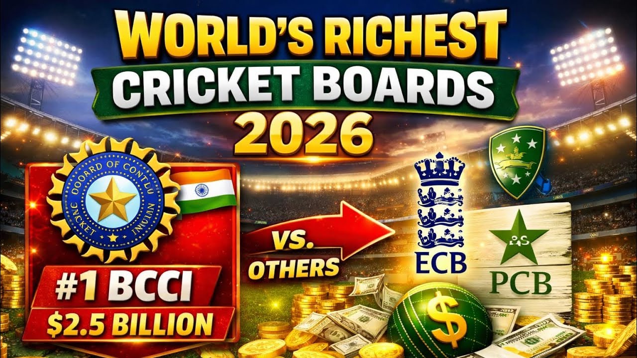 Top Richest Cricket Boards in the World | Cricket Board Network & Revenue Explained 💰🏏