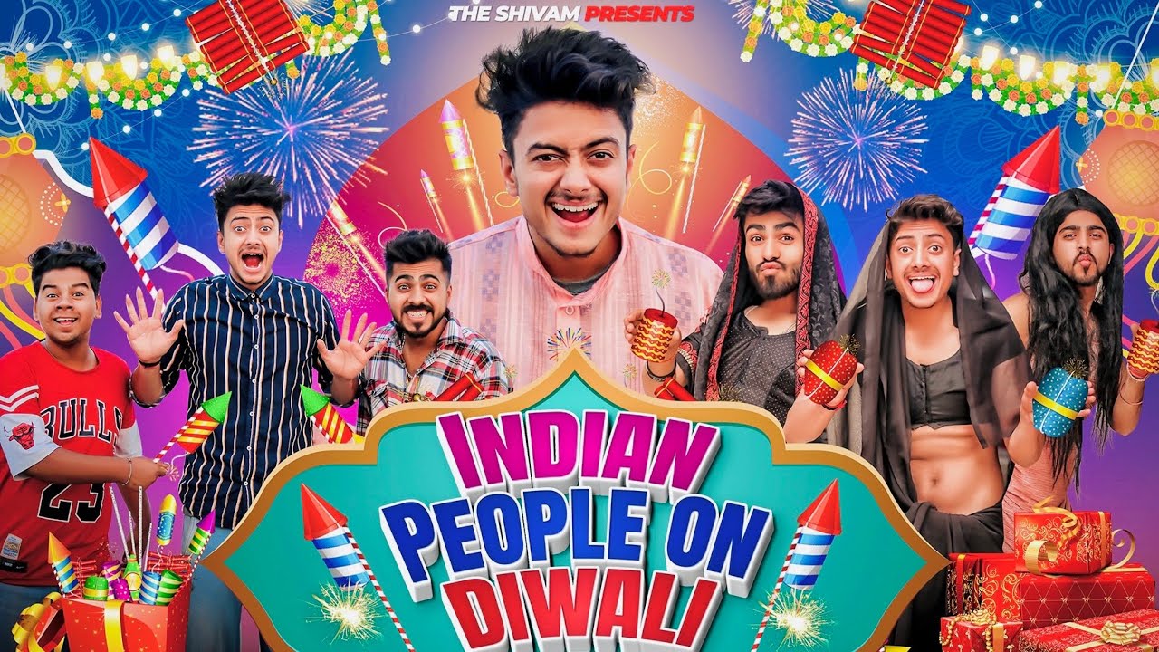 INDIAN PEOPLE ON DIWALI || DIWALI SPECIAL || THE SHIVAM
