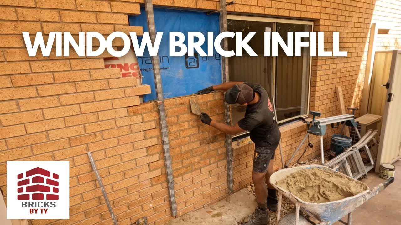 Laying Bricks for an Infill | BRICKLAYING AUSTRALIA