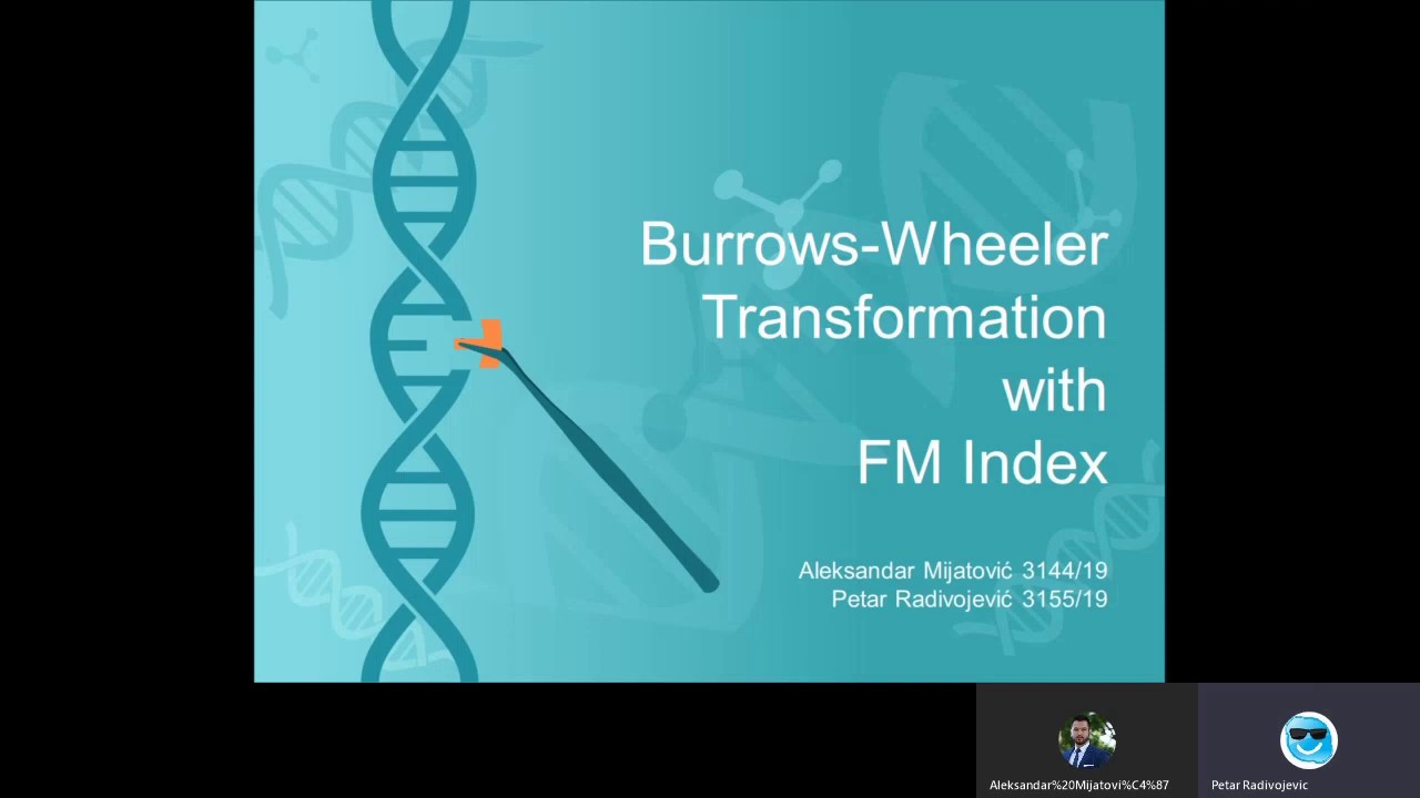Burrows Wheeler FM Index