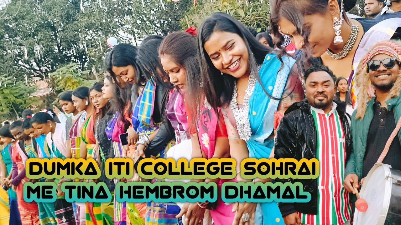 Dumka ITI College Me Tina Hembrom Sohrai Dhamal💥 New Santali Sohrai Vlog Video 2026