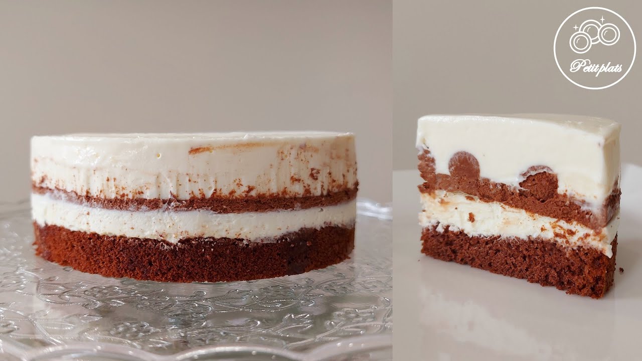 A chocolate torte recipe with chocolate cream and cream cheese Recipe || petit Plats