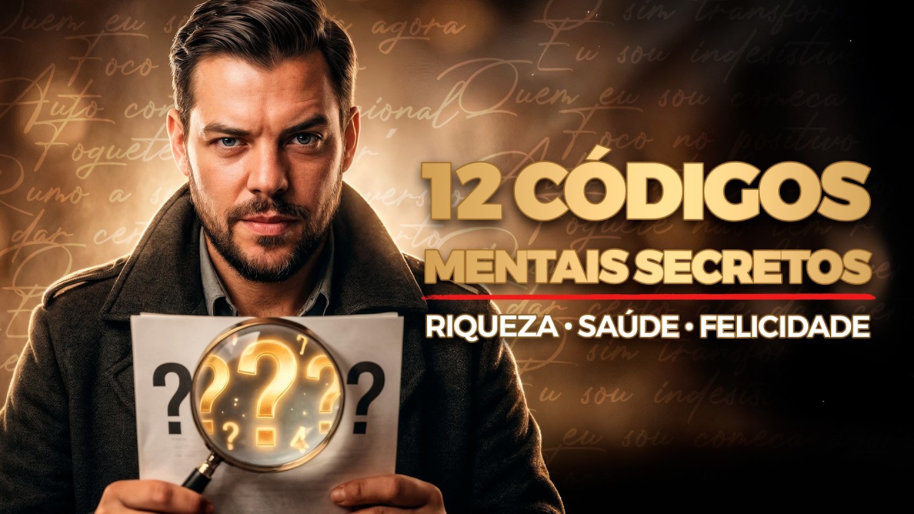 OS 12 CÓDIGOS MENTAIS QUE ATIVAM RIQUEZA, SAÚDE E FELICIDADE
