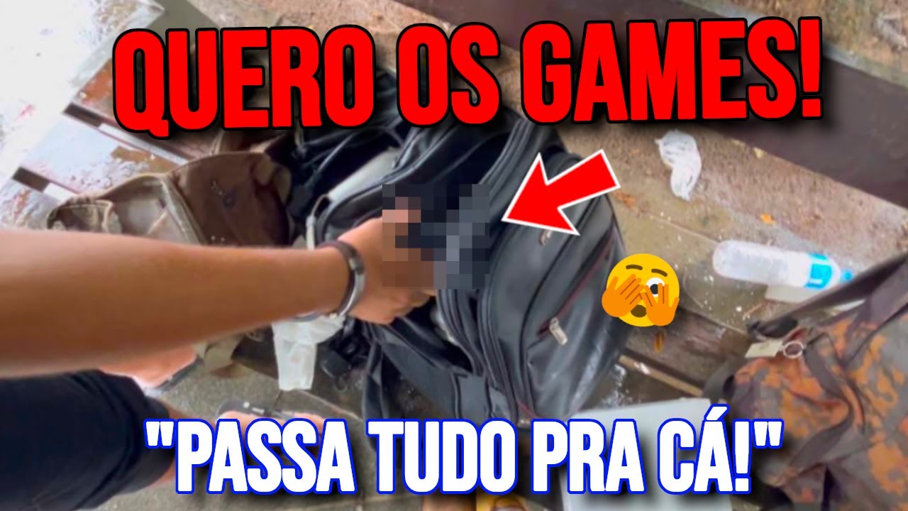 Caçada Gamer na Feira do Rolo ou Roubo? Olha o que pode acontecer...