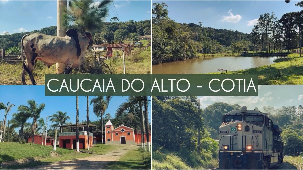 CONHECENDO CAUCAIA DO ALTO - COTIA - Sorveteria Ibicau, Centro, Bairro dos Grilos, Trem e mais