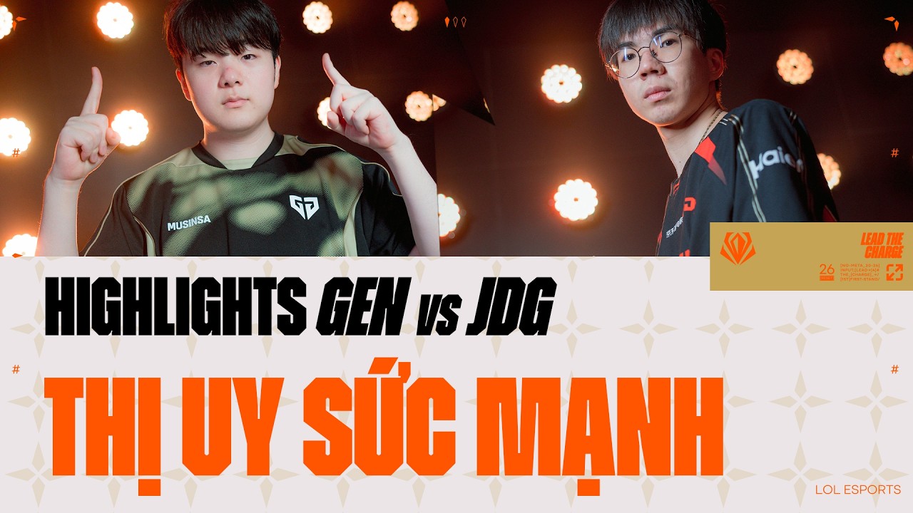 GEN vs JDG | HIGHLIGHTS | GROUP STAGE | FIRST STAND 2026 | HOÀNG LUÂN CO-STREAM