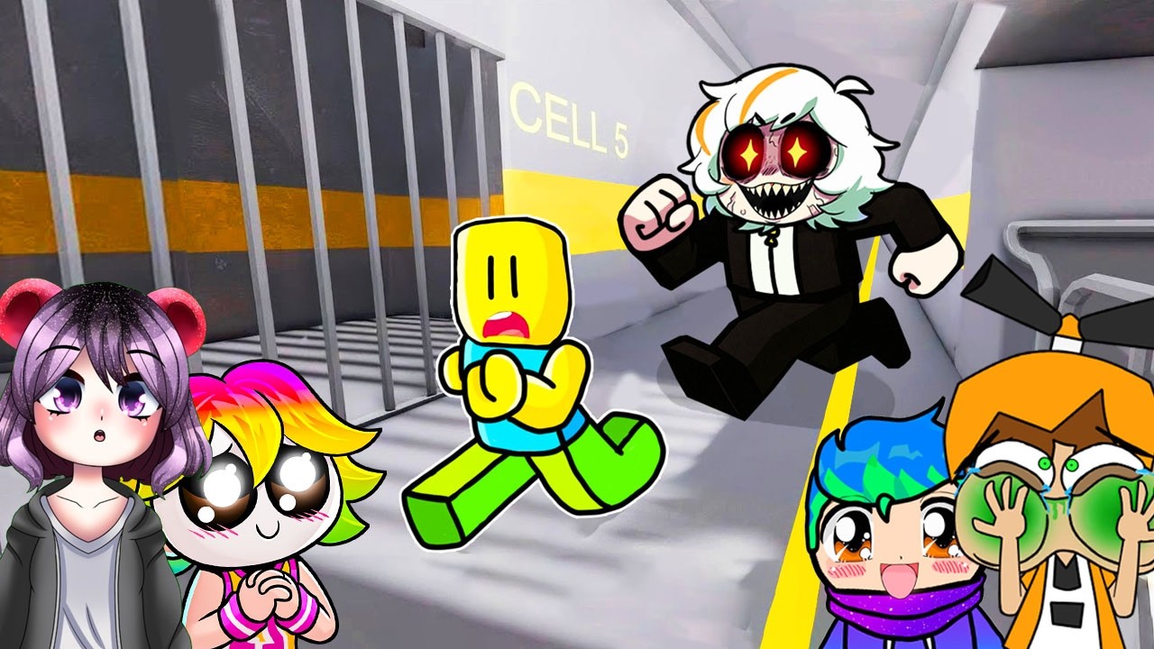 YOUTUBERS ESCAPAN DE LA PRISION DE CHUYMINE COMPLETO (BARRY'S PRISON RUN ROBLOX)
