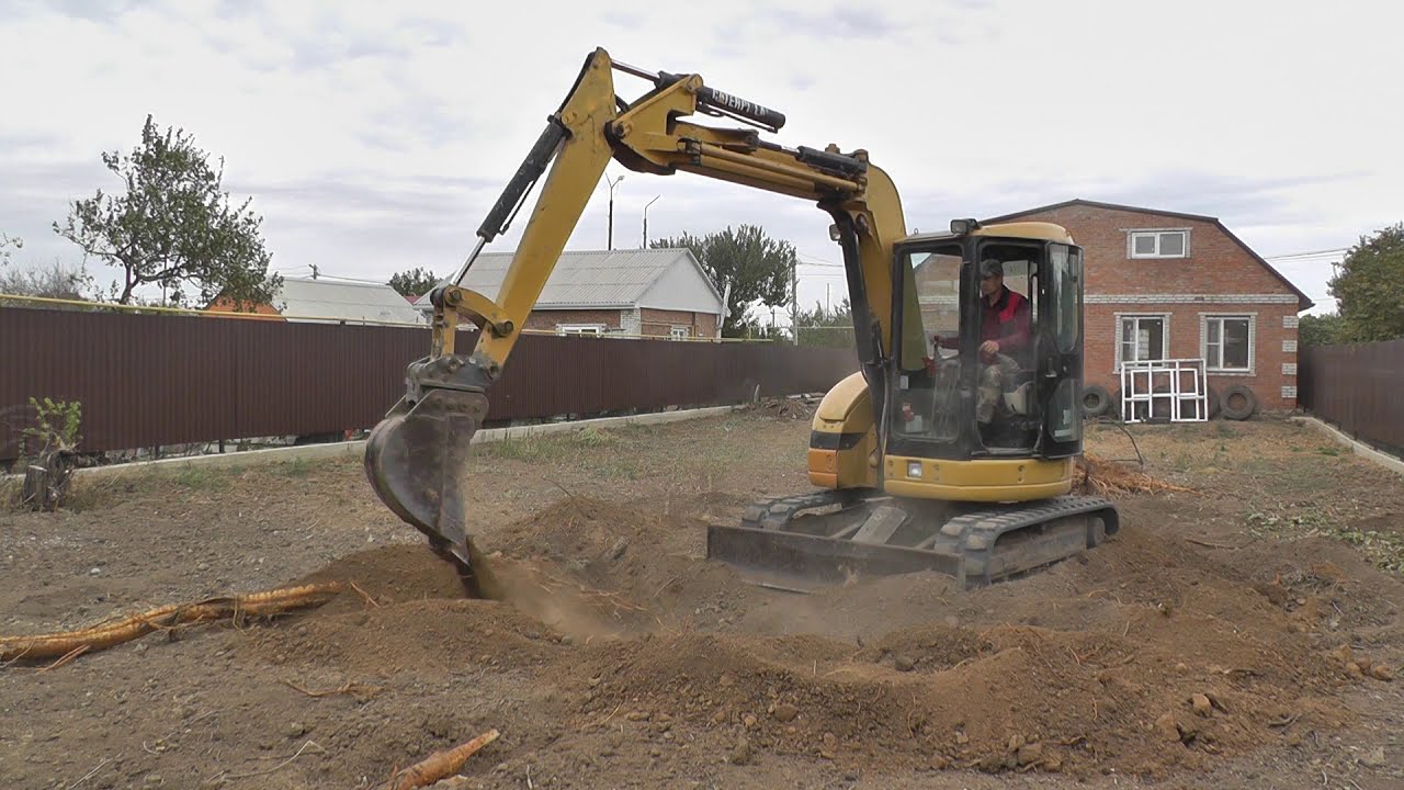 Корчевание пня как тренинг по самоконтролю)) Digging the stump.