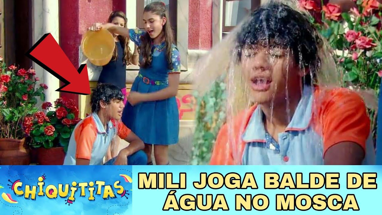 Mili Joga Balde de Água no Mosca | Chiquititas