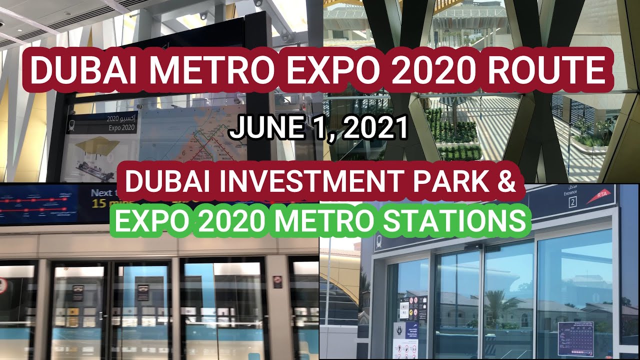 EXPO 2020 METRO ROUTE (JUNE 1,2021)