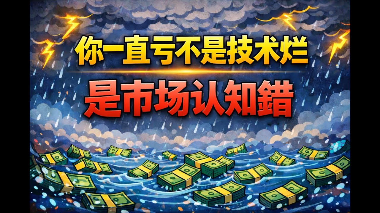你一直虧不是技術爛 是市場認知錯