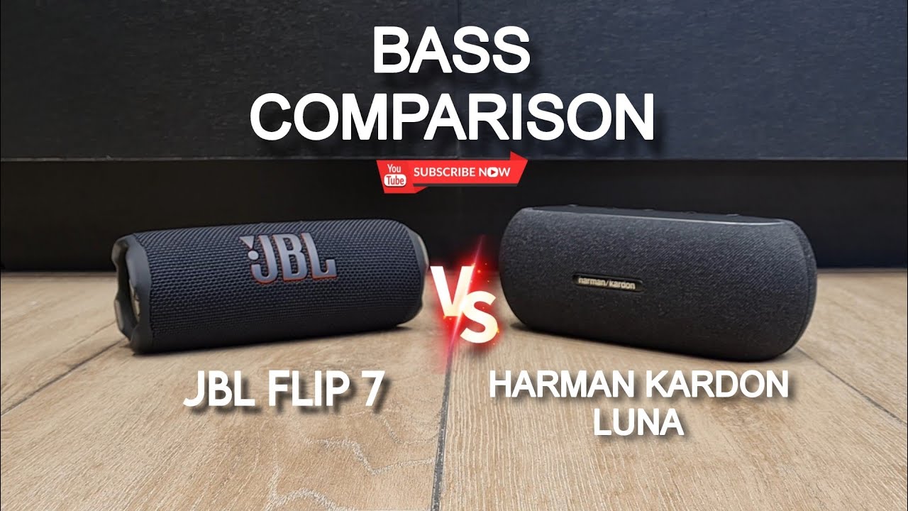 JBL Flip 7 vs Harman Kardon Luna - Bass