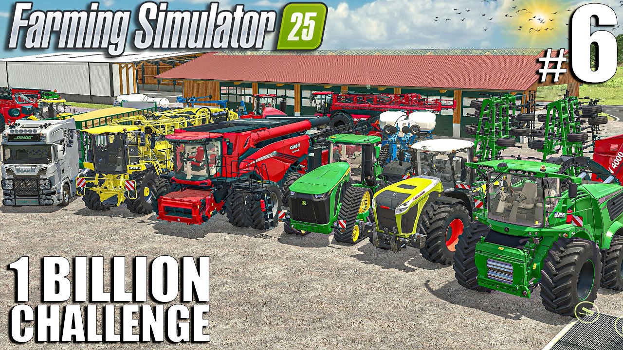 I UPGRADED THE FARM WITH NEW EQUIPMENT | Earning $1 BILLION 💵 in Farming Simulator 25