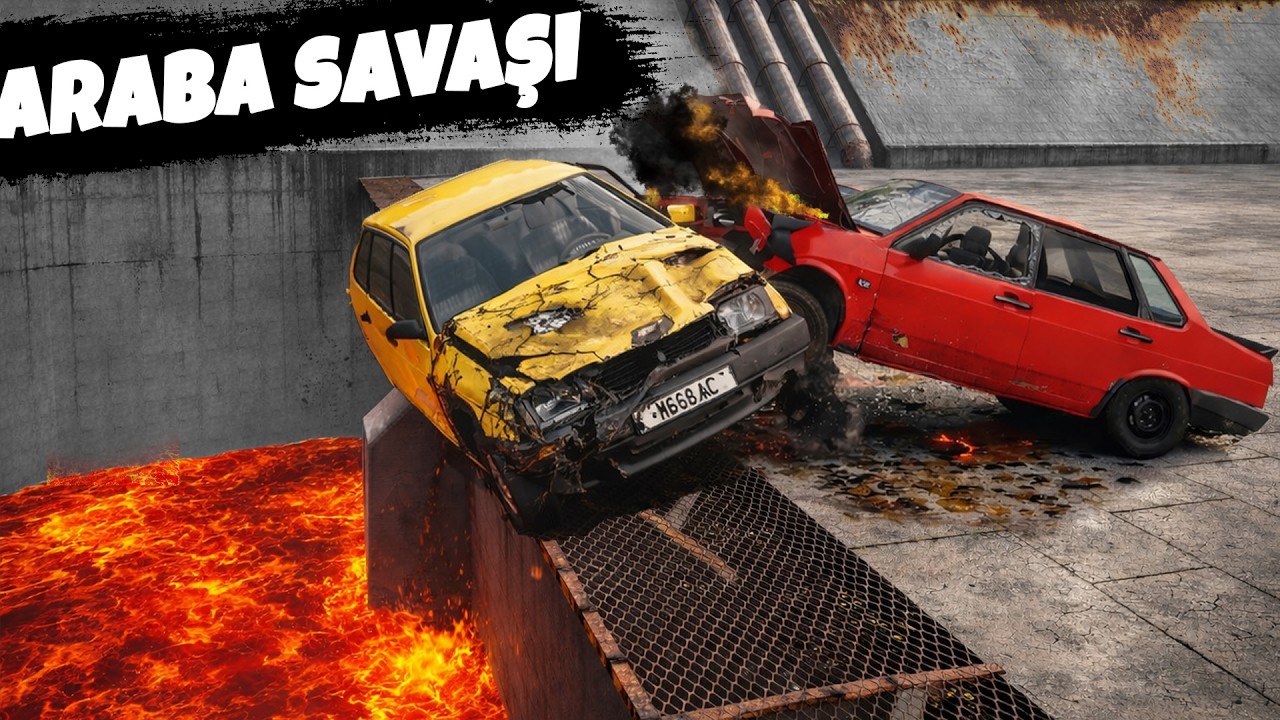 ÖLÜMÜNE KAPIŞMA - ADAM ATMACA | BeamNG.drive // HARD Crash