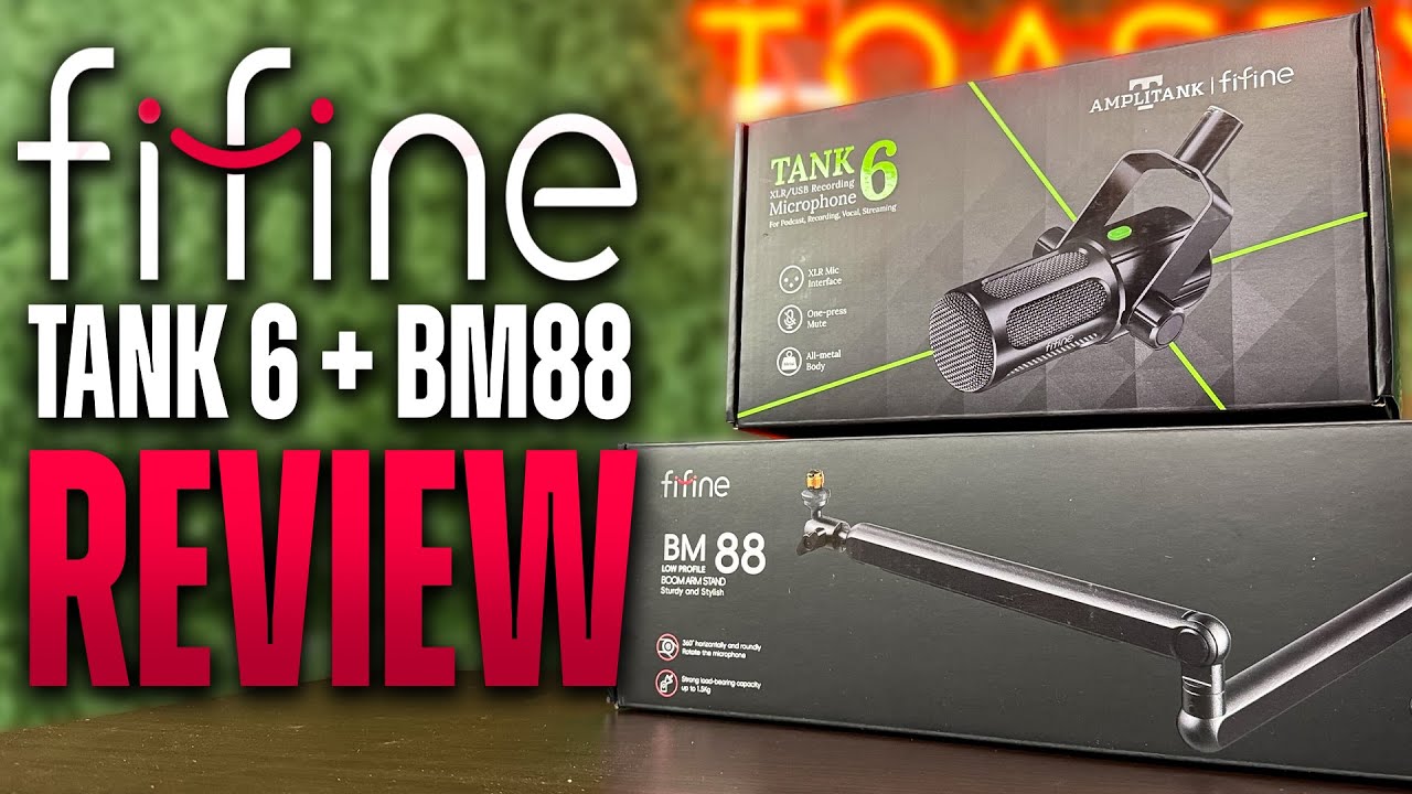 How good is the Fifine TANK6 Mic? - TANK6 + BM88 Boom Arm Testing
