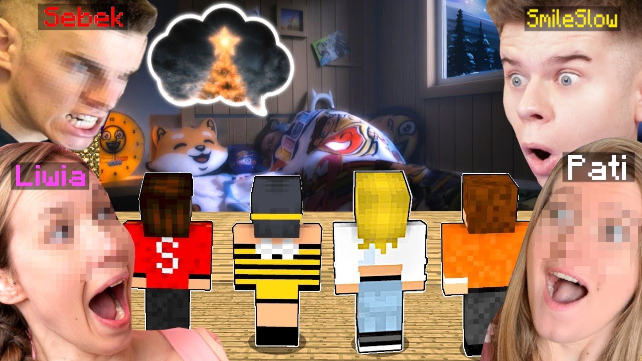 REAKCJA EKIPY na PIOSENKĘ ♪ MAGICZNA NOC ♪ w Minecraft!