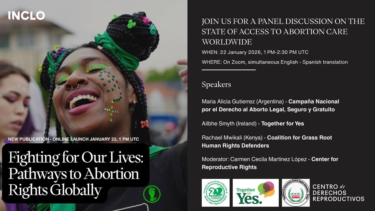 Launch of Fighting for Our Lives: Pathways to Abortion Rights Globally