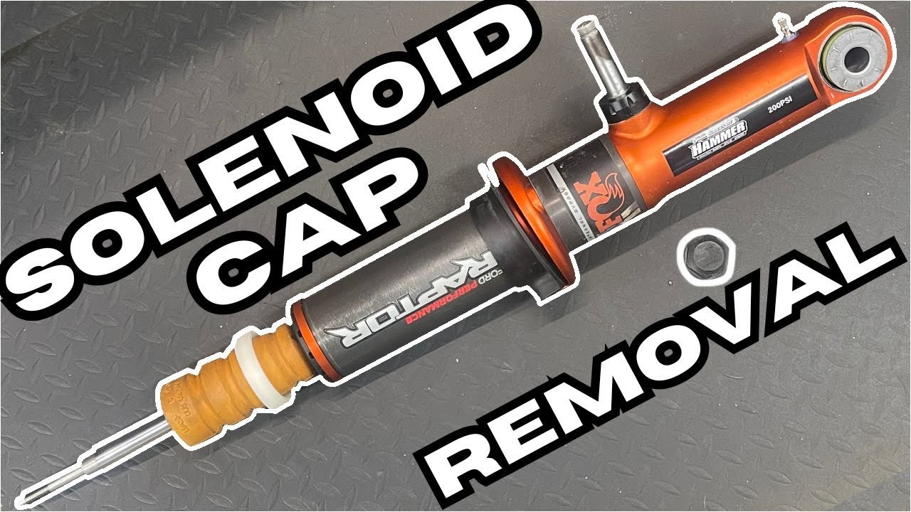How to Remove the Solenoid Cap from Live Valve Fox Ford Raptor Shocks!
