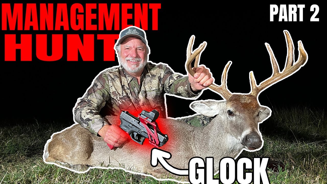 Glock 9mm LONGSHOT on a Whitetail BUCK!!! | part 2