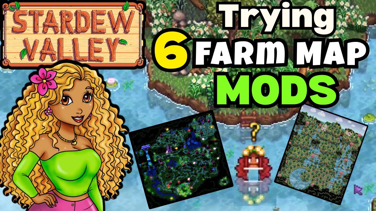 Trying Out 6 New Stardew Valley Farm Maps!