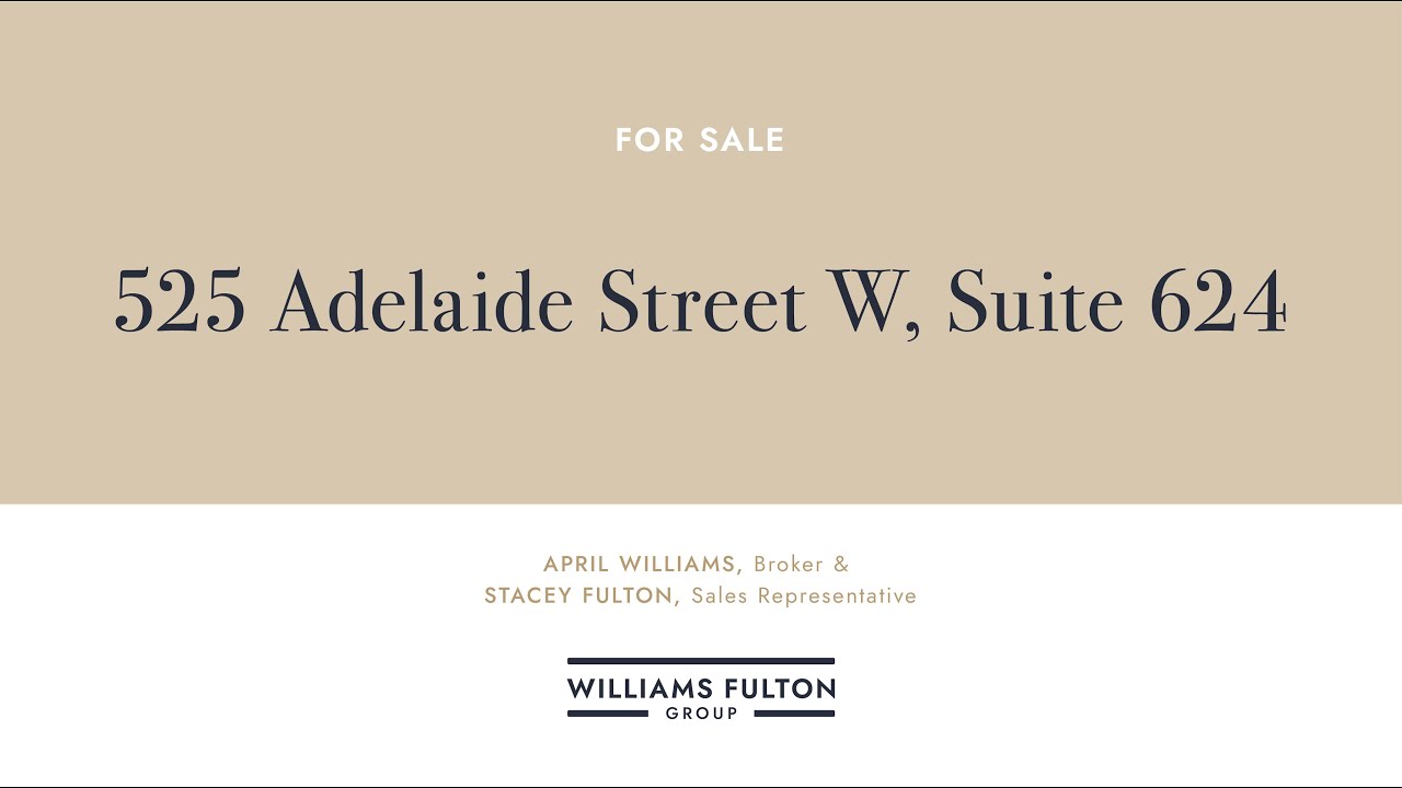 525 Adelaide Street W, Suite 624 | Fashion District | Toronto, ON
