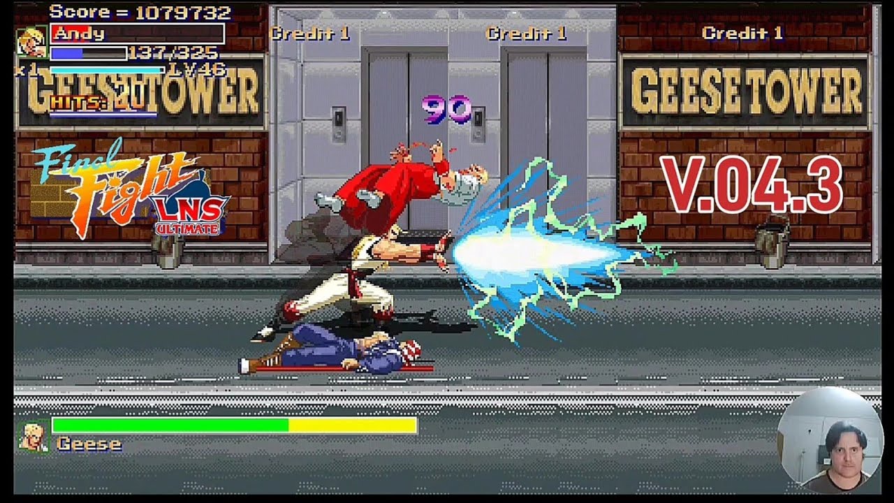 Final Fight LNS ULTIMATE V.04.3/ Capcom All Stars(Hard). 1cc Andy Bogard.