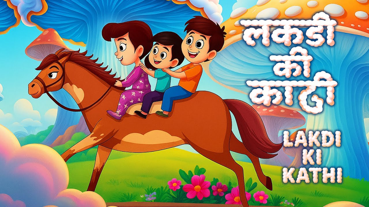 Lakdi Ki Kathi | बच्चों के लिए सुपरहिट हिंदी कविता | Kids Nursery Rhyme