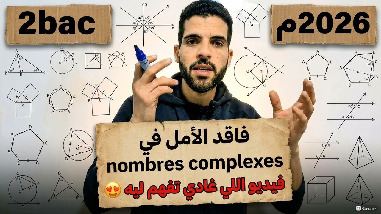 2bac || فاقد الأمل في les nombres complexes اجب تفهم درس +ملخص +تمرين شامل 😍