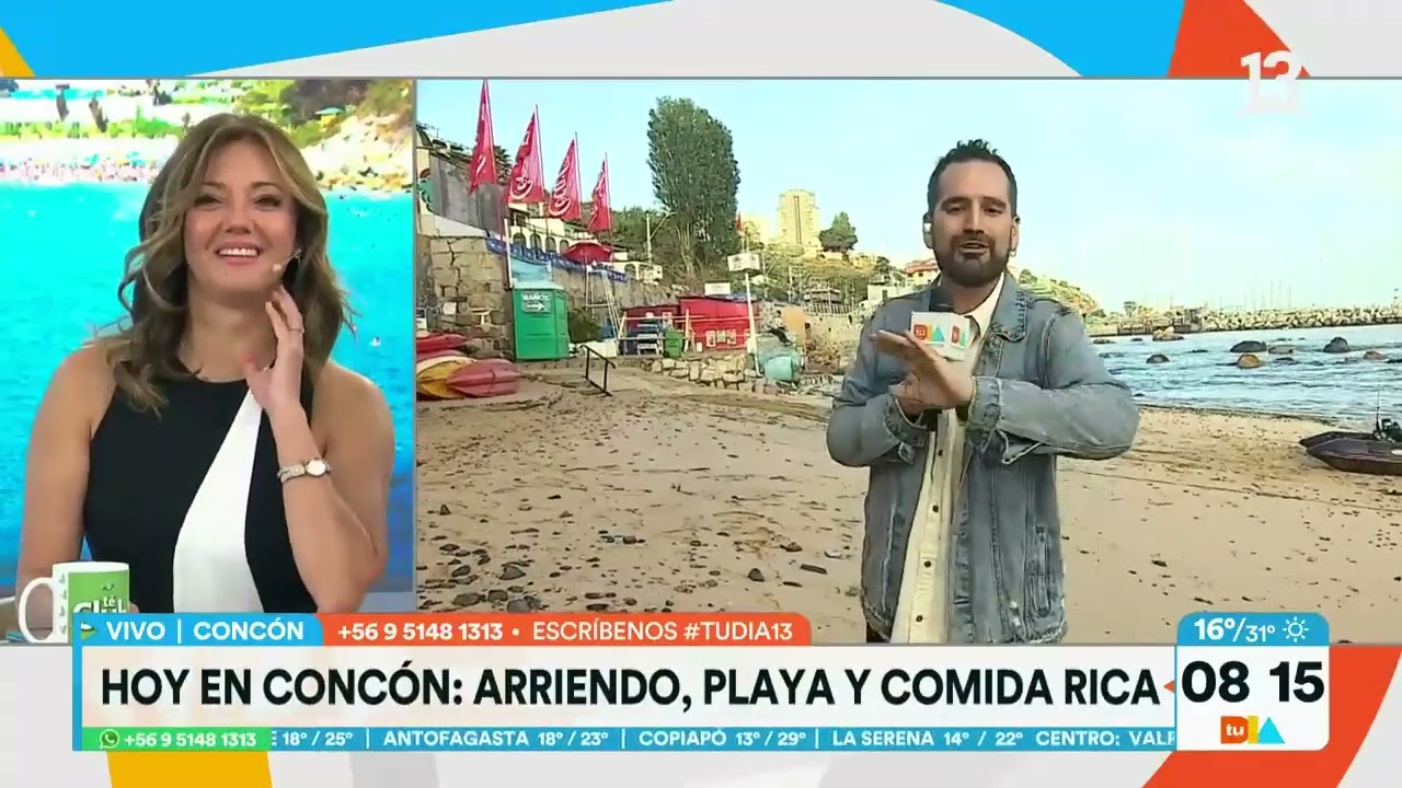 Tu Día on Tour llegó hasta las playas de Concón | Tu Día | Canal 13