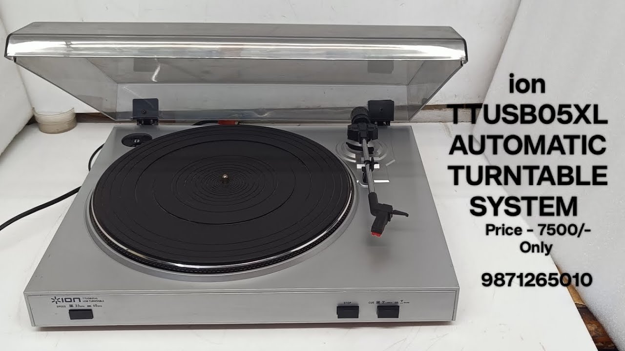 ION USB  AUTOMATIC TURNTABLE SYSTEM Price - 7500/- only Contact No - 9871265010
