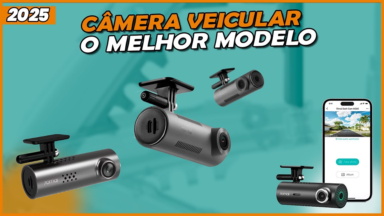 A MELHOR CÂMERA VEICULAR para COMPRAR em 2025! Modelo mais vendido - DashCam