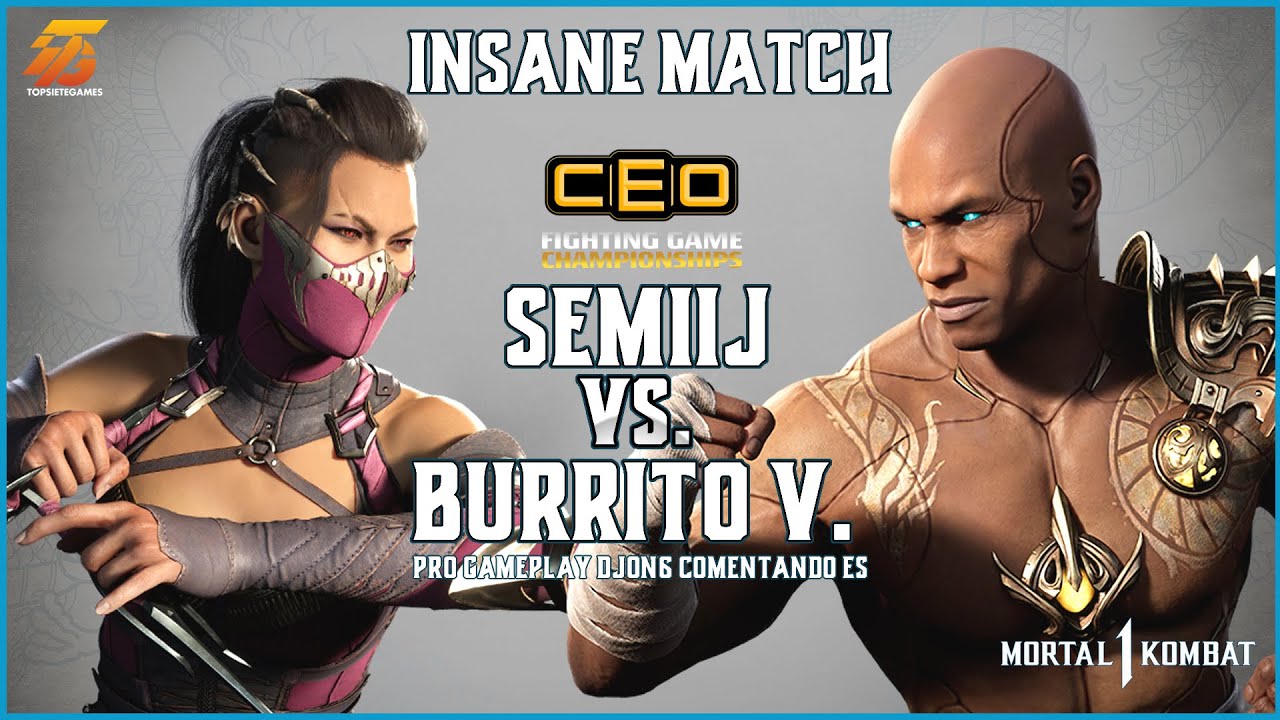 MK1: SEMIIJ VS BURRITO VOORHEES | MILEENA VS GERAS | INSANE MATCH CEO 2024