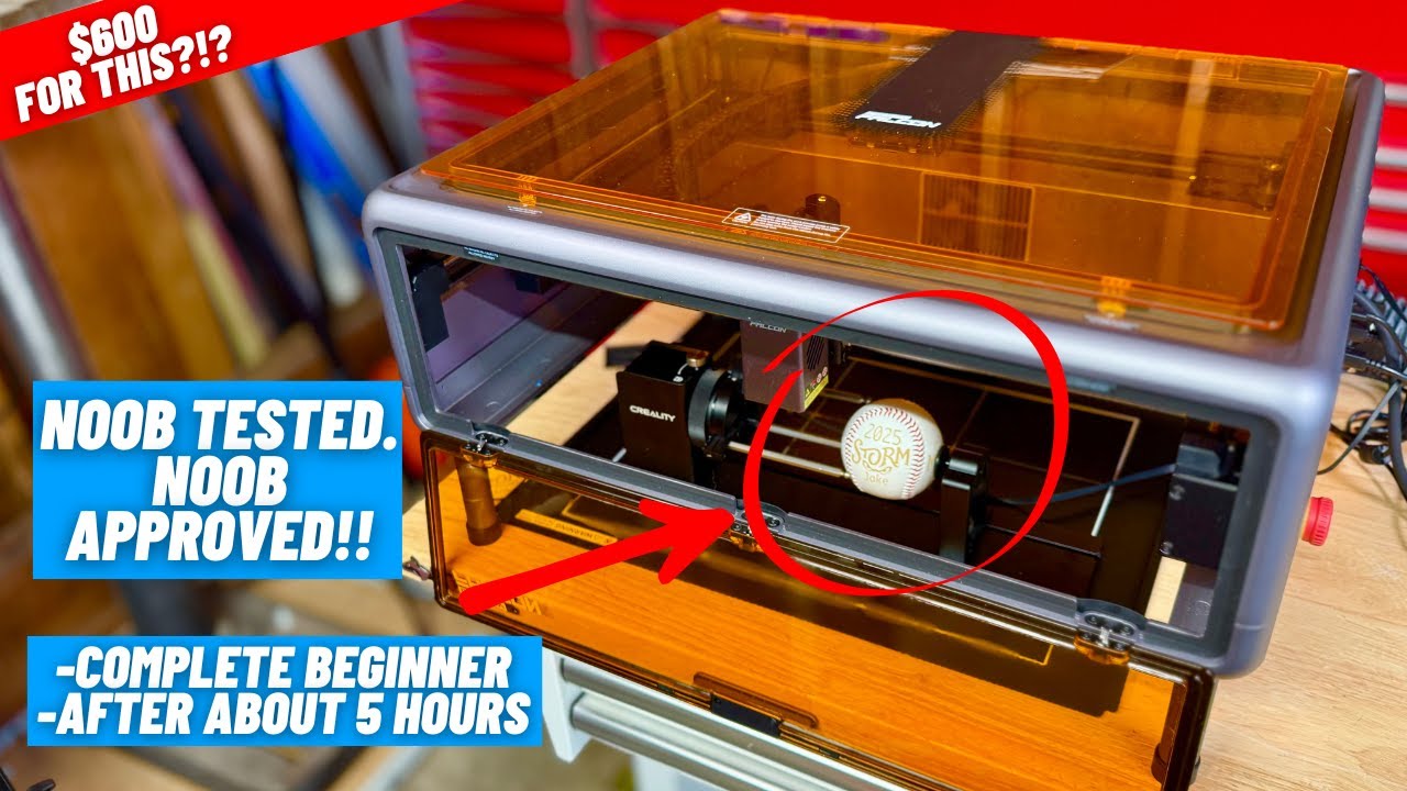 How Long Does It Take to Learn A Laser Engraver??  ||  Creality Falcon A1