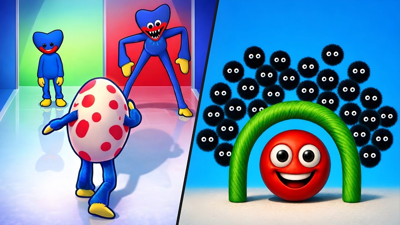 Monster Egg & Hide Ball / All Level Gameplay: Android,iOS
