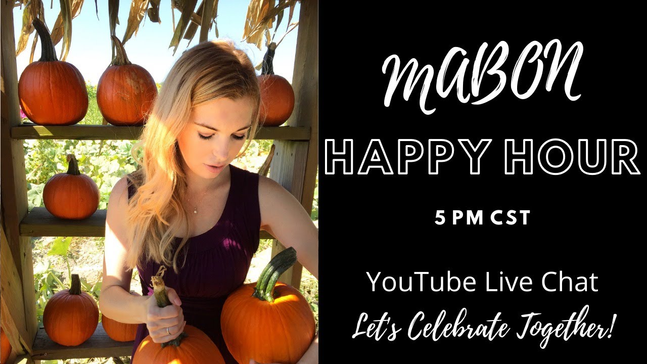 Mabon / Autumn Equinox Happy Hour! 🍁🥂