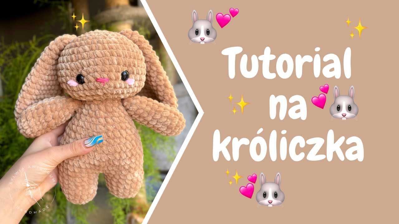 Króliczek na szydełku - tutorial