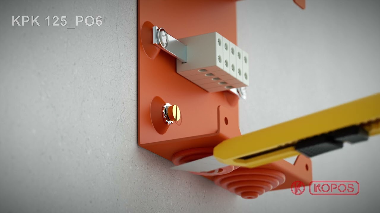 Installation instructions for box with maintained functionality box KPK 125_PO6